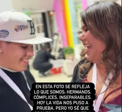 Camilota rogó por la salud de Thiago Medina tras la complicación pulmonar que le detectaron