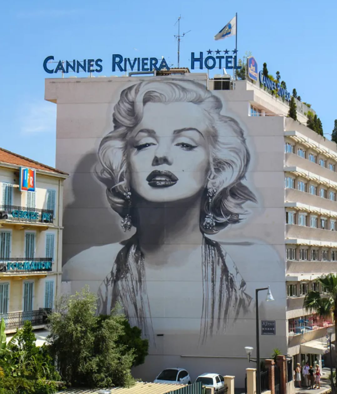 Mural de Marilyn Monroe