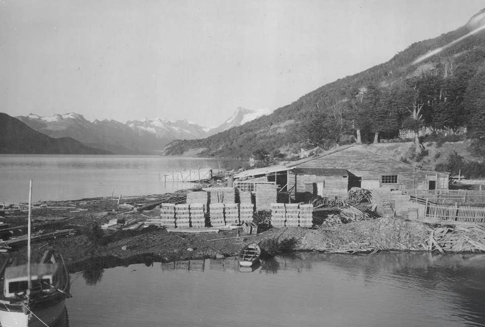 Hasta los años 40, la actividad maderera primó en el Lago Argentino. Varias barcazas trasladaban rollizos desde el aserradero en la Península Avellaneda hasta Punta Bandera