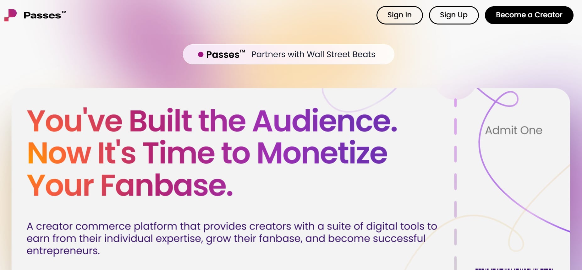 Passes le permite a los influencers sumar ingresos con contenido exclusivo a sus fanáticos