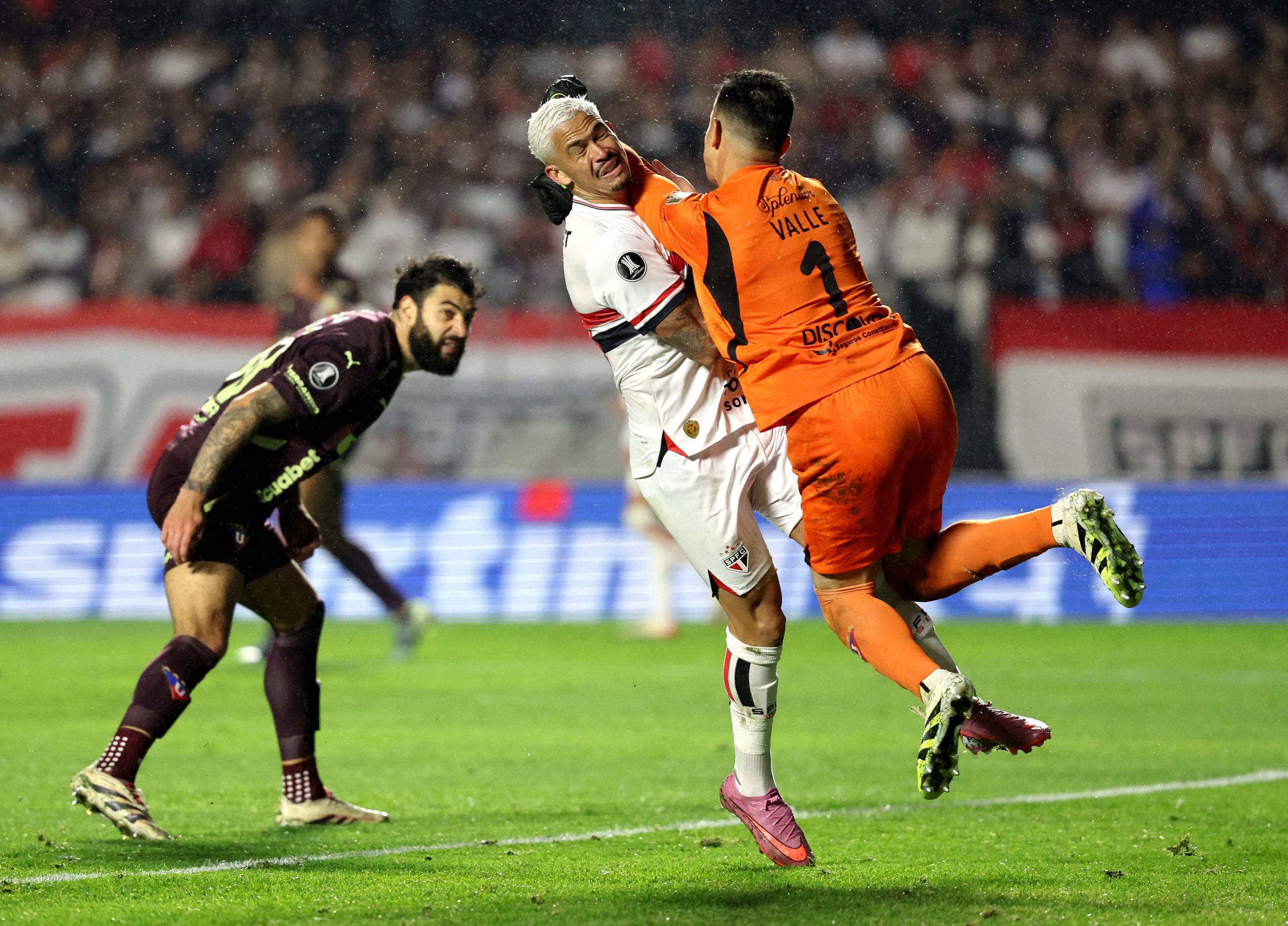 São Paulo vs LDU Quito por los cuartos de final de la Copa Libertadores del 2025.