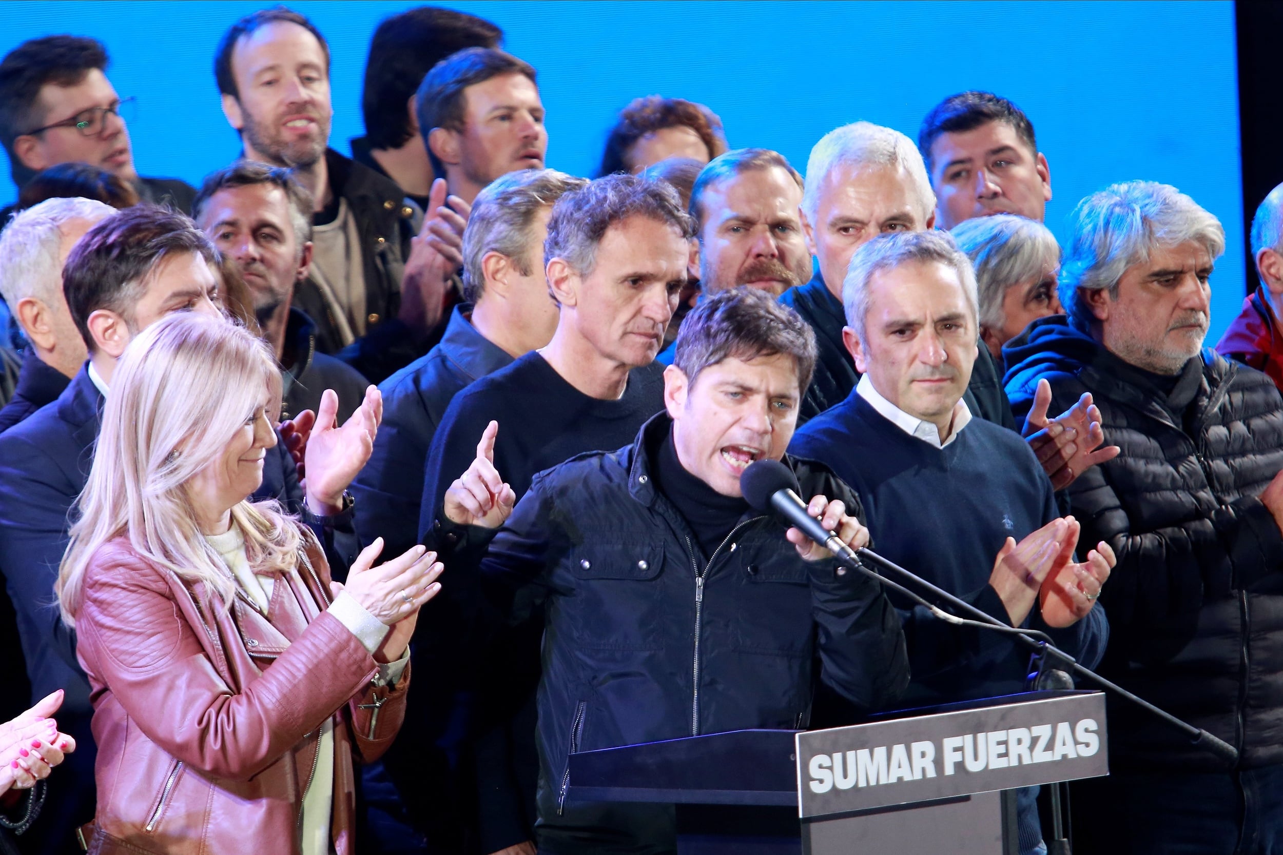 Elecciones legislativas en la Provincia de Buenos Aires.
Búnker del Fuerza Patria en Hotel Gran Brizo.
El gobernador Axel Kicillof

Foto: Fernando Massobrio. 7/9/25