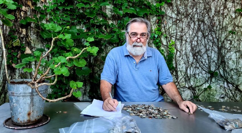 Mariano Lovardo: con un detector de metales descubrió naufragios, encontró los restos de un barco de Napoleón y un cañón que disparó en Trafalgar