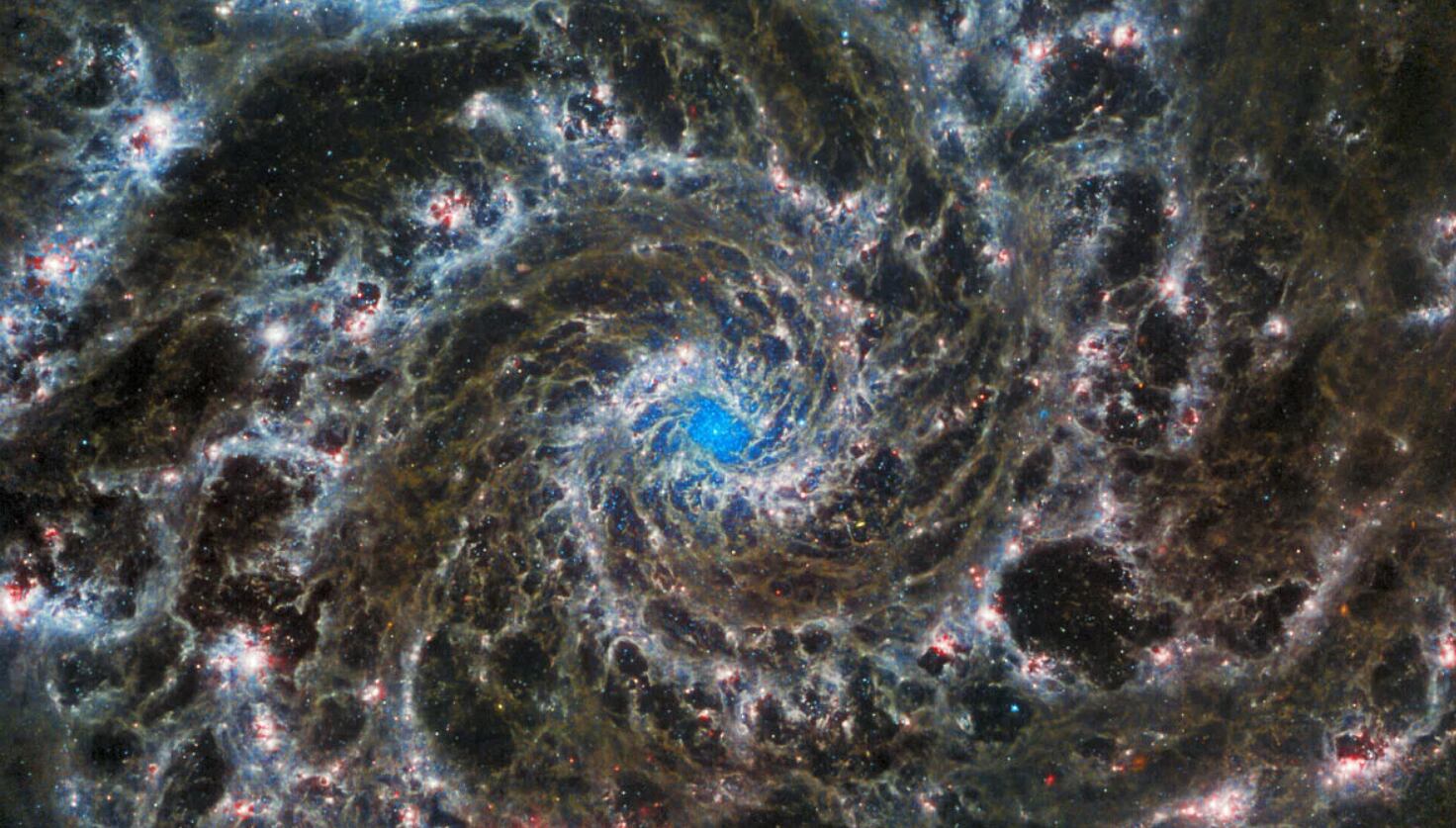 Galaxia Fantasma. (Foto: NASA/JWST)