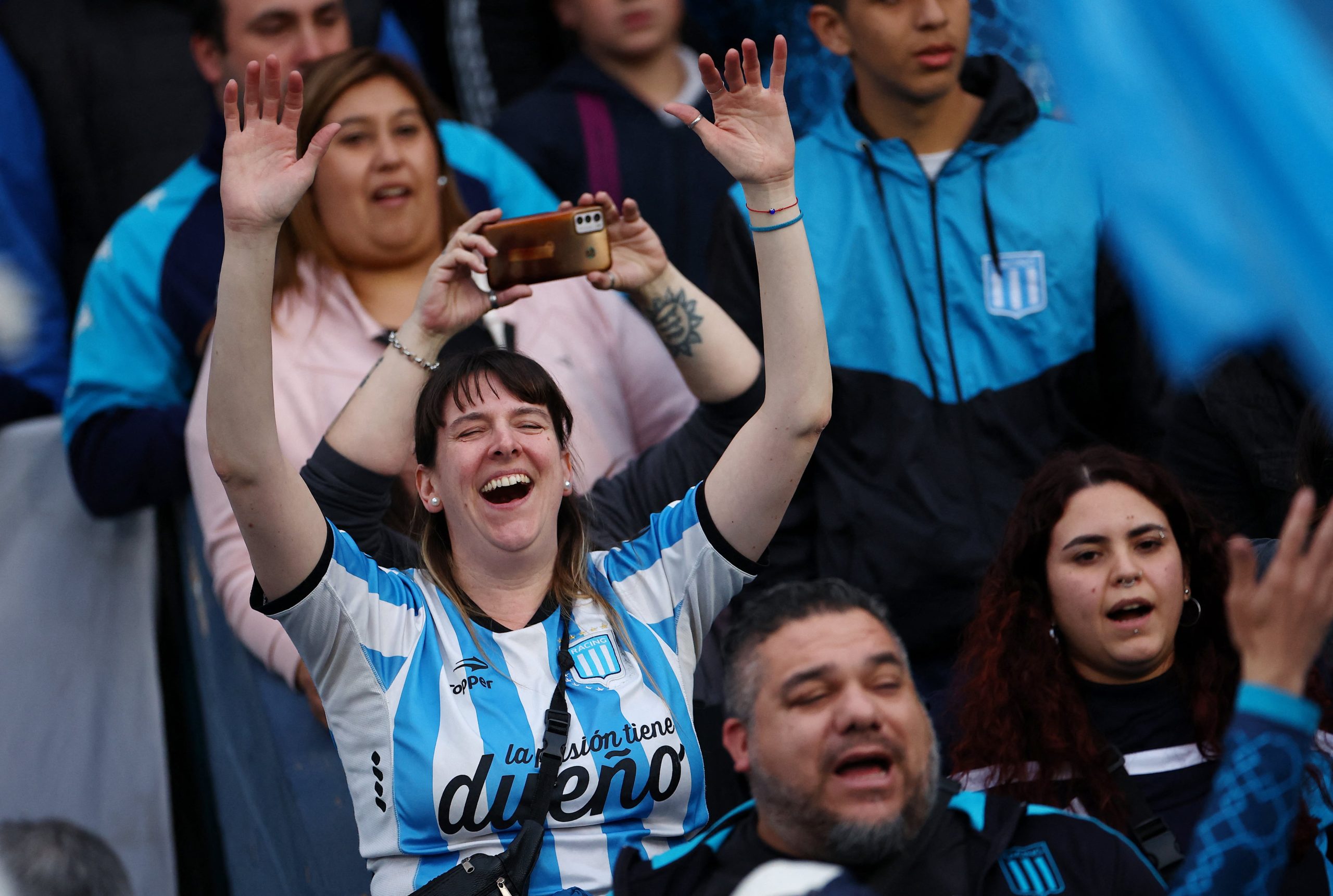 Racing vs Vélez por los cuartos de final de la Copa Libertadores del 2025.