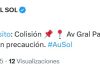 Choque en General Paz y Libertador: al menos 9 vehículos involucrados y caos de tránsito en el ingreso a la Ciudad