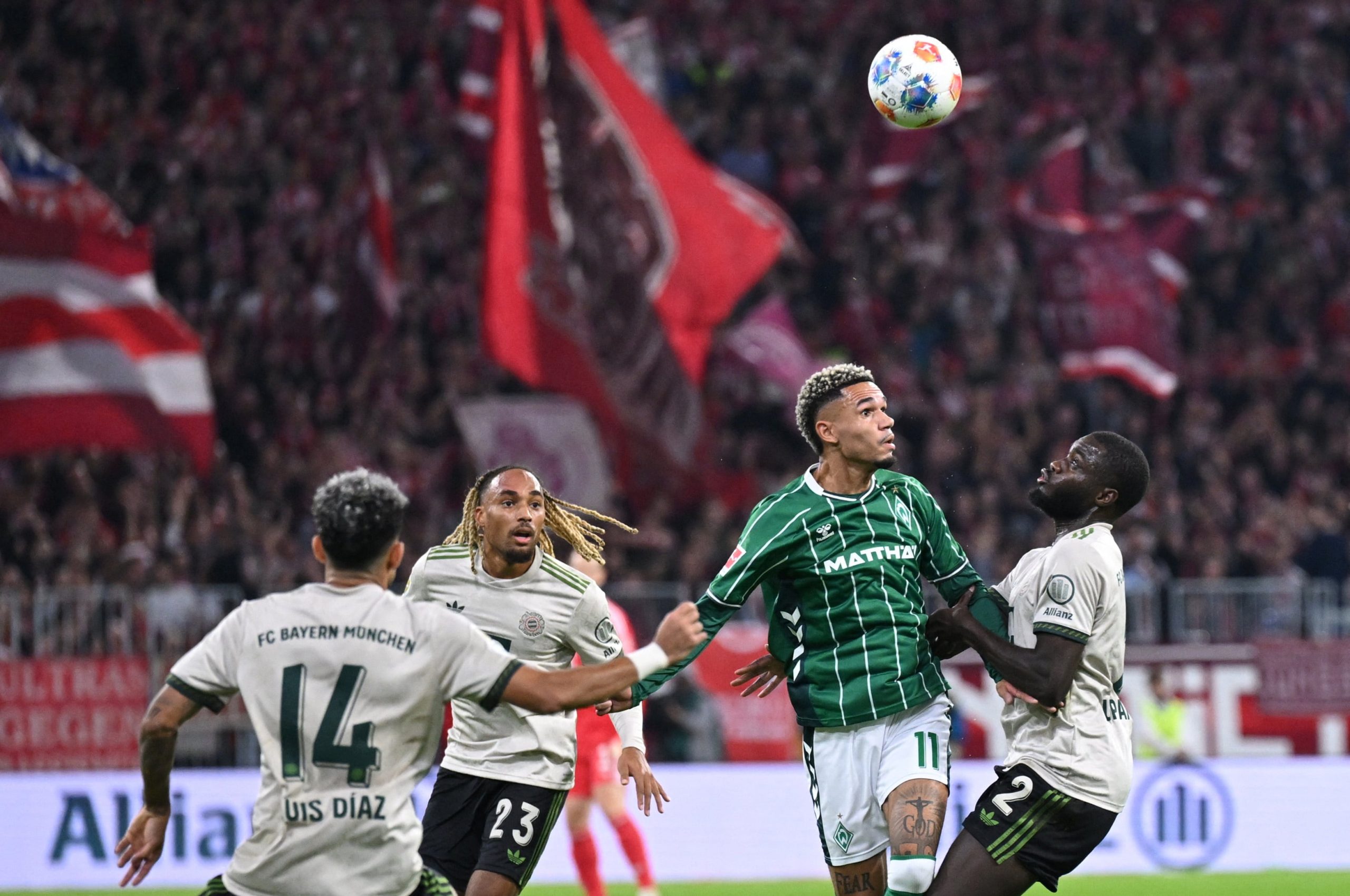 Bayern Munich vs W. Bremen por la fecha 5 de la Bundesliga de Alemania del 2025.