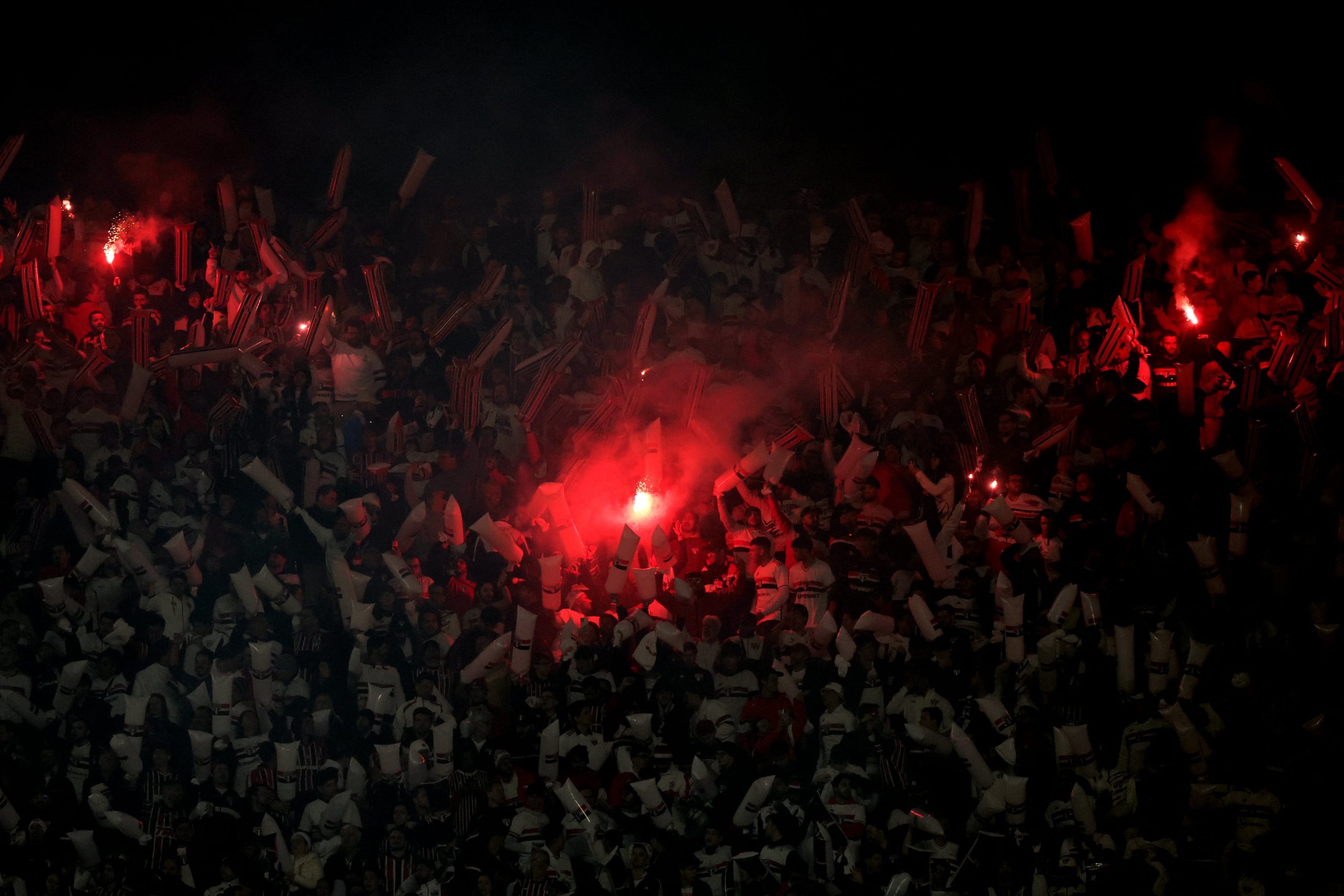 São Paulo vs LDU Quito por los cuartos de final de la Copa Libertadores del 2025.