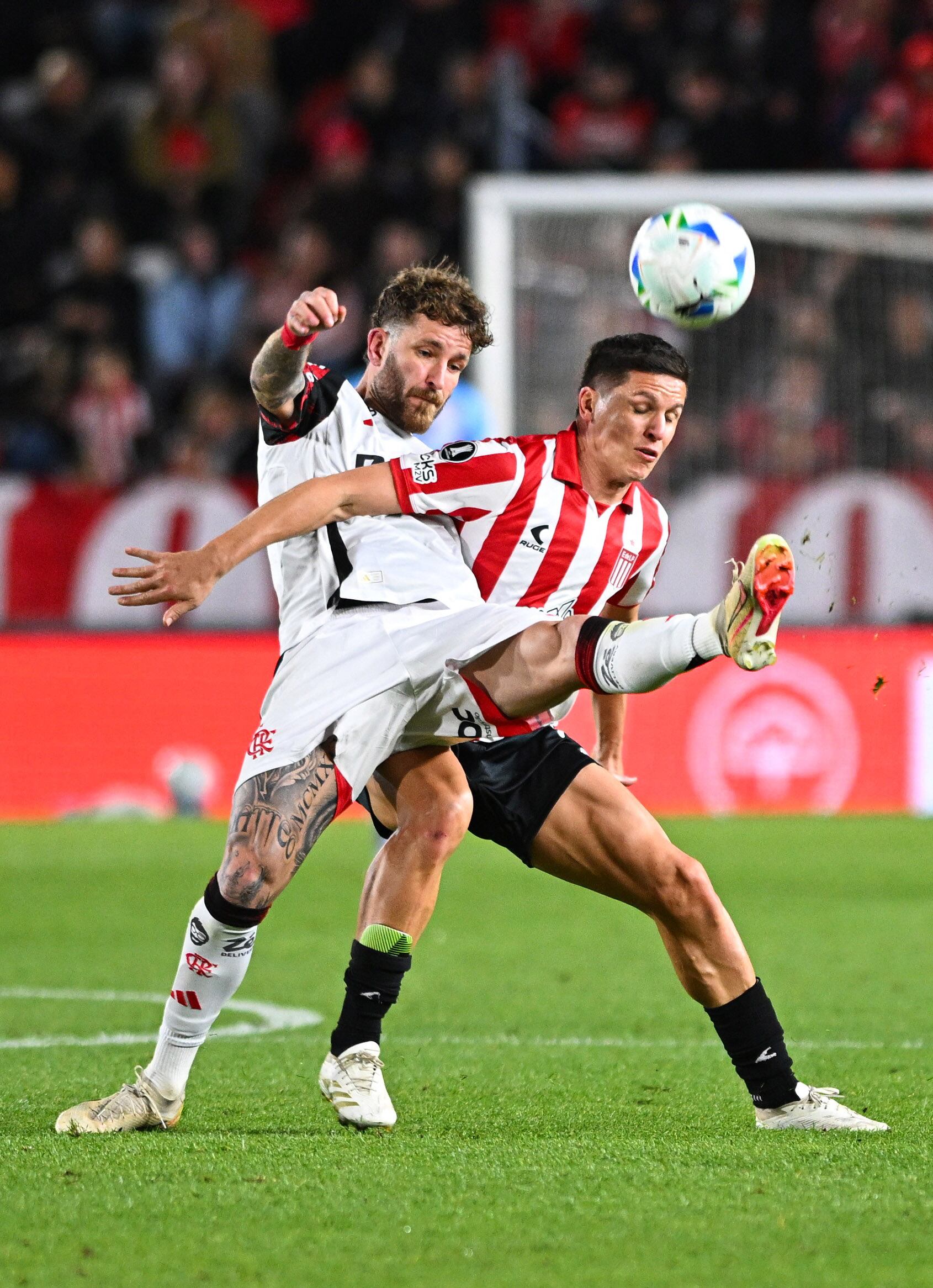Estudiantes vs Flamengo por los cuartos de final de la Copa Libertadores del 2025.