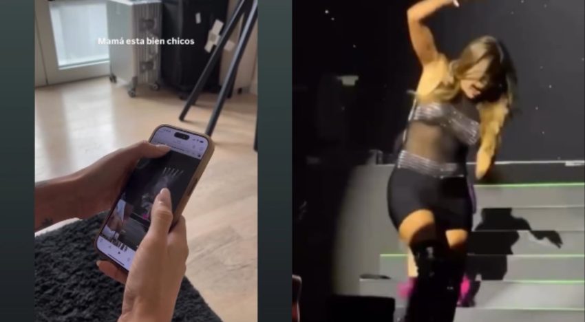 Del susto a la risa: así reaccionaron Oriana y Tiziana Sabatini al video viral de la caída de Catherine Fulop