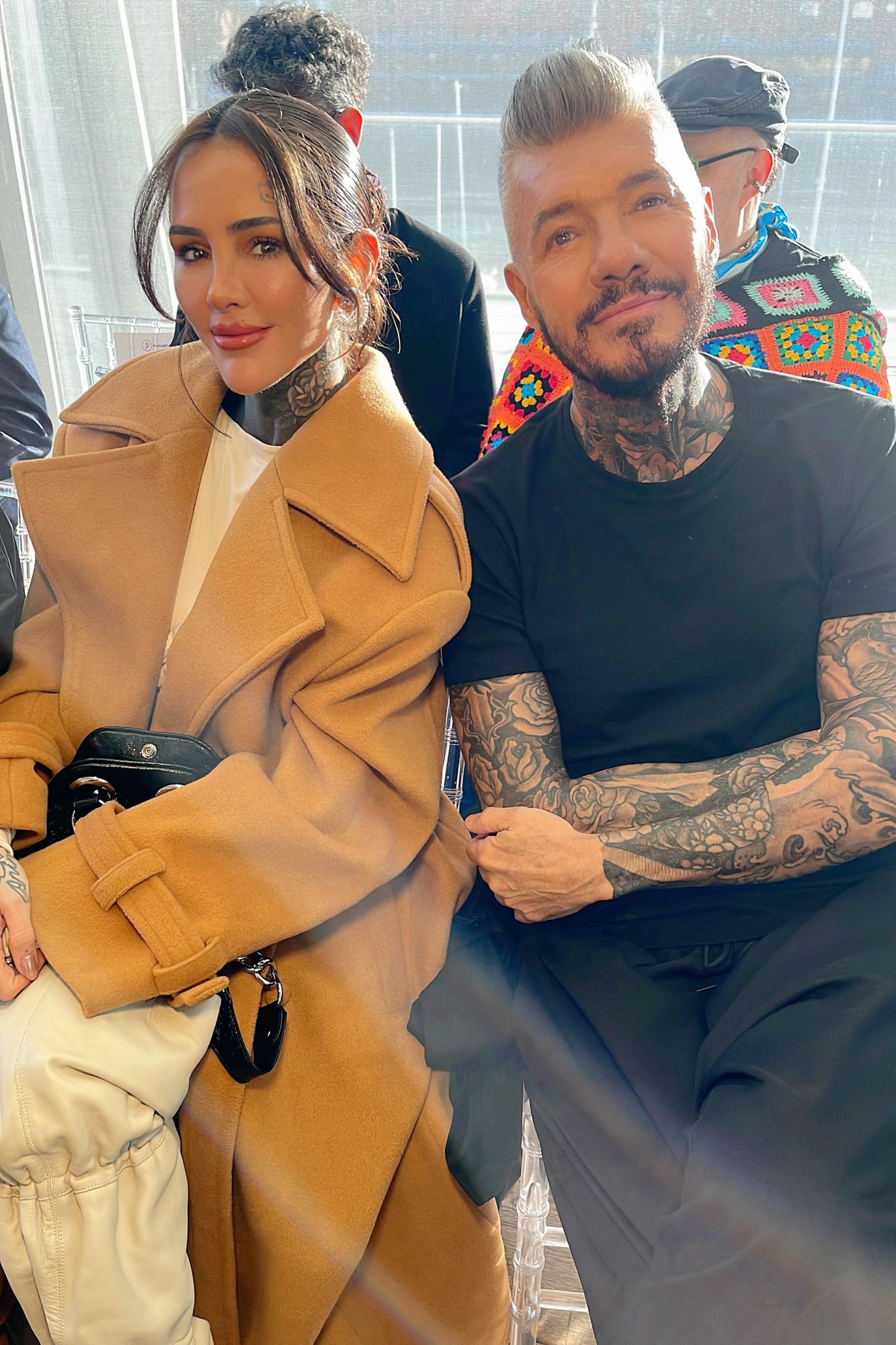 Candelaria y Marcelo Tinelli compartieron la primera fila