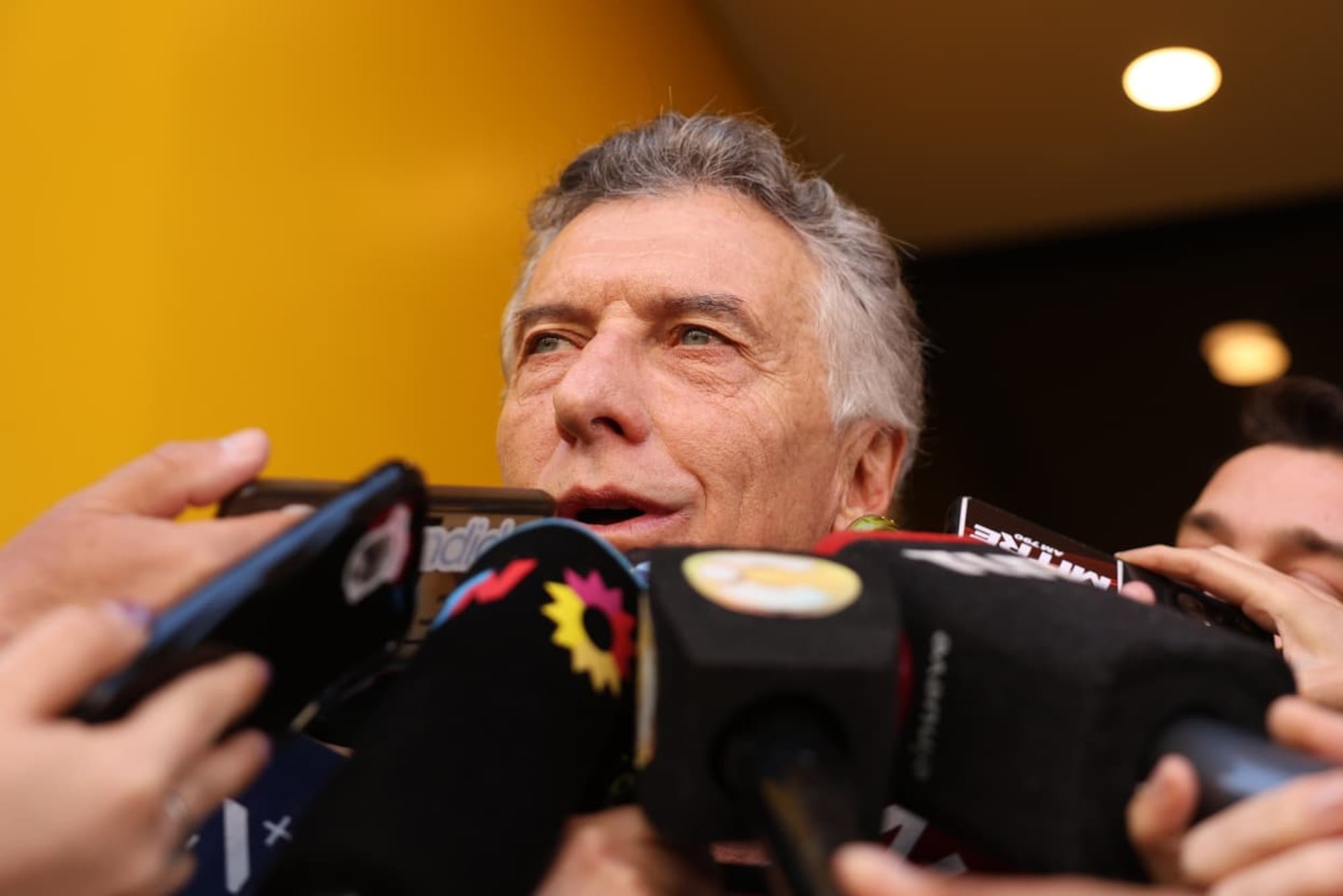 El ex presidente Mauricio Macri encabeza un encuentro con los candidatos del PRO para manifestar su apoyo