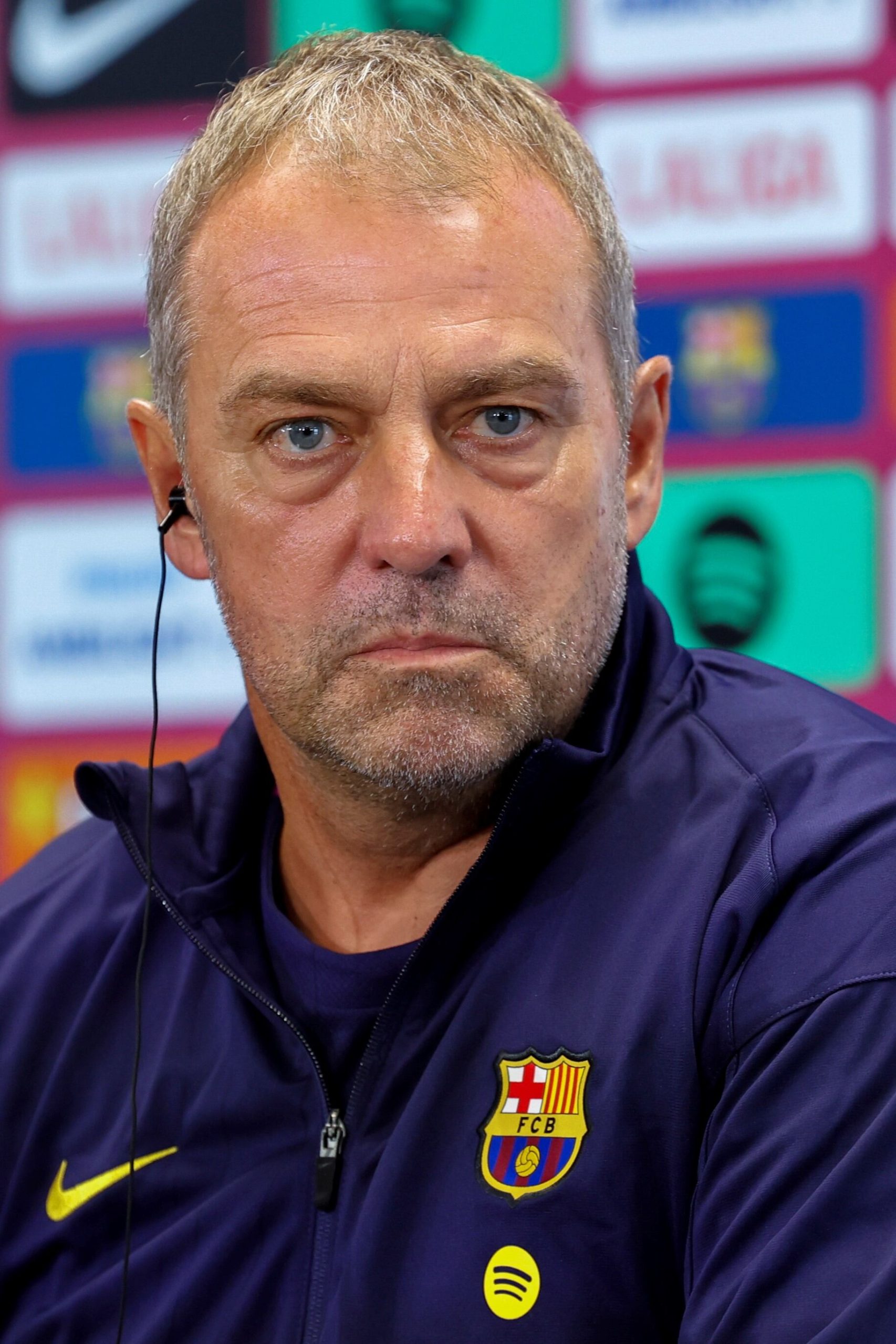 Flick mostró su malestar con la selección española (Foto: EFE)