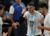 Mundial de vóleibol: el entrenador de Francia, Andrea Giani frenó el festejo de los jugadores argentinos