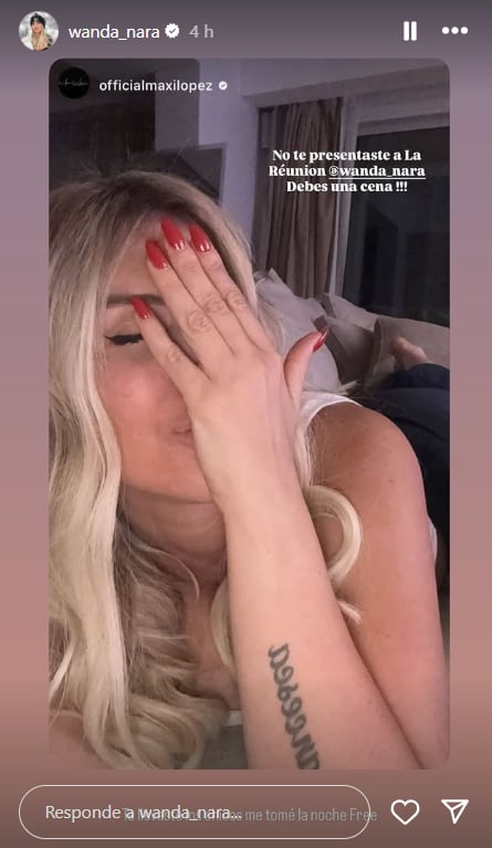 Wanda Nara y el curioso ida y vuelta con Maxi López en las redes (Foto: Instagram/wanda_nara)