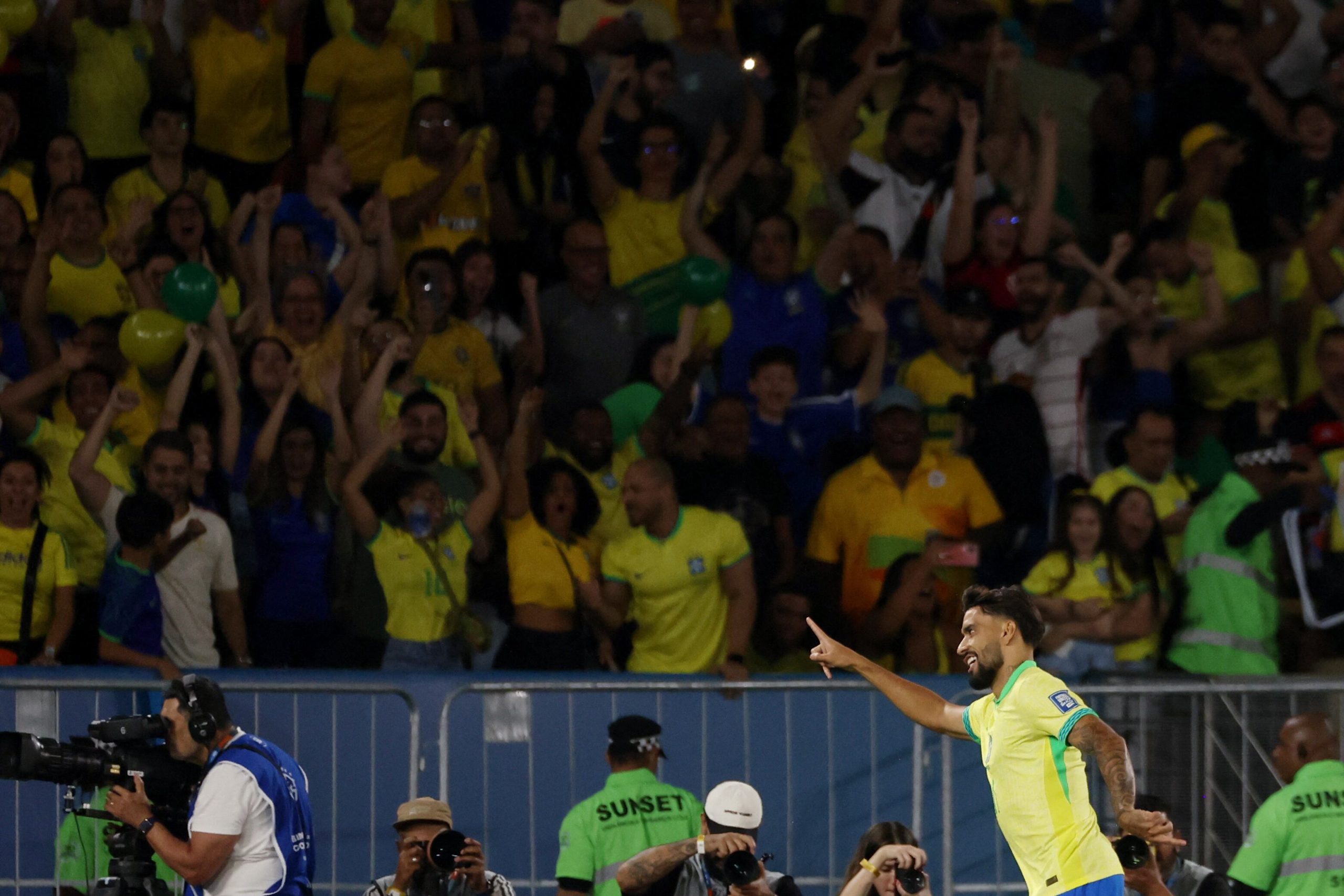 Brasil vs Chile por la fecha 17 de las Eliminatorias Sudamericanas del 2025.
