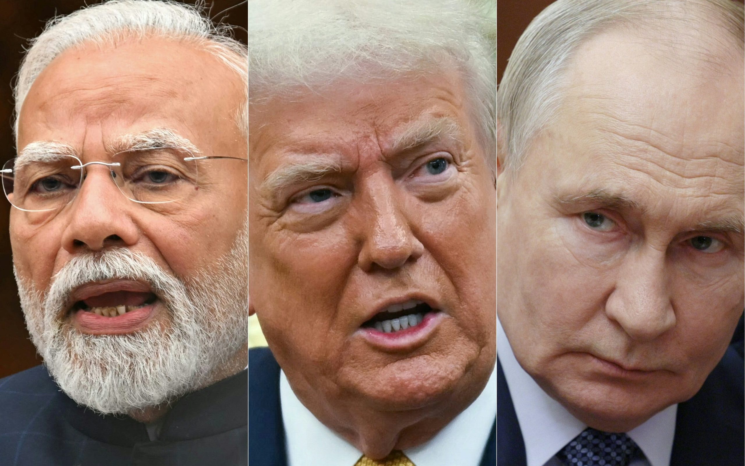 El presidente de Estados Unidos, Donald Trump, impuso altos aranceles a los productos indio debido a que Narendra Modi compra petróleo ruso