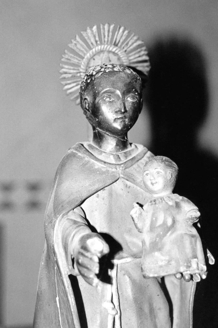 Imagen de San Benito, el santo que, según algunos historiadores, era venerado por los esclavos que vivían en Buenos Aires, especialmente en la zona de Palermo