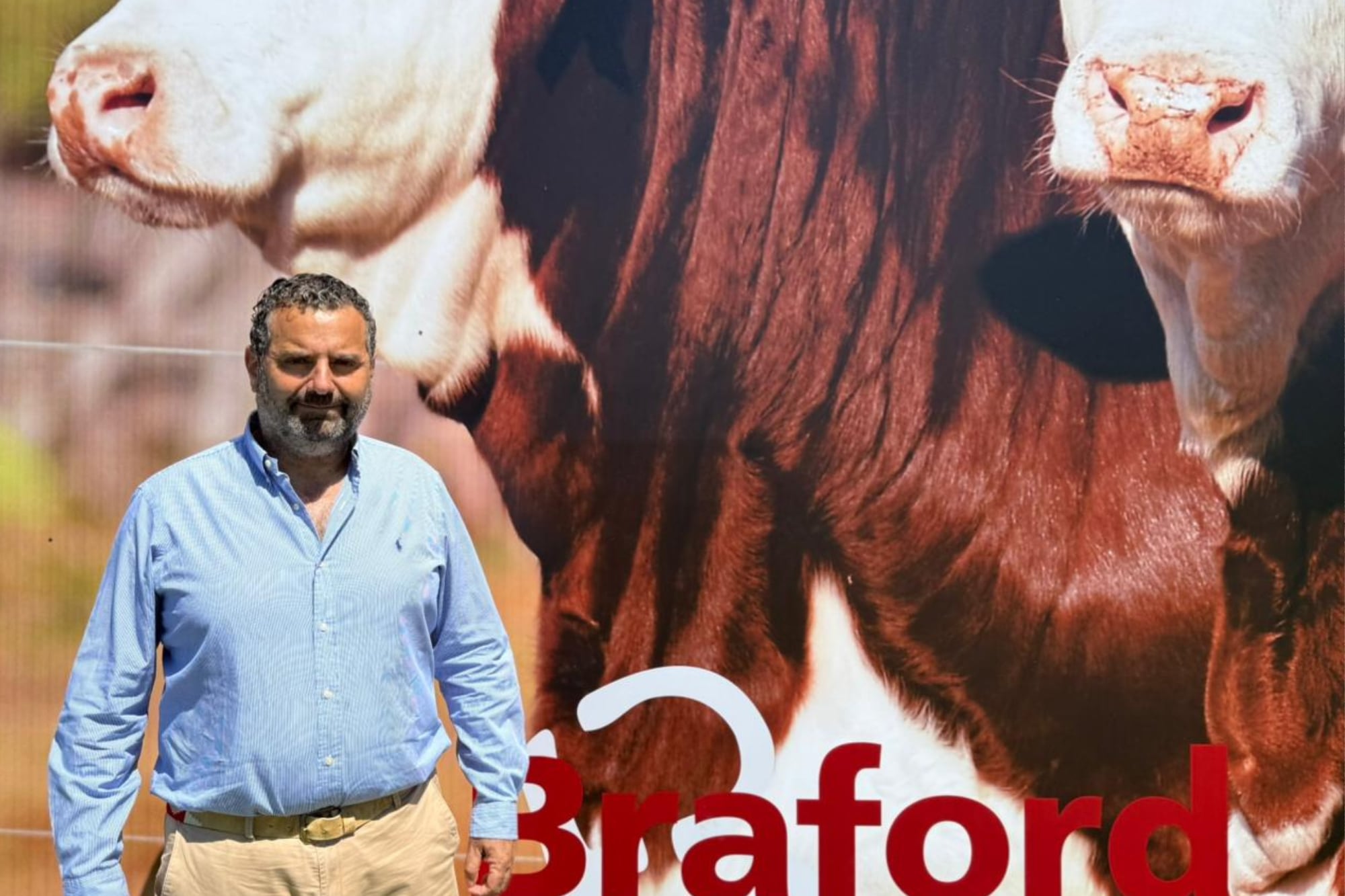 Juan Manuel Alberro, presidente de la Asociación Braford Argentina (ABA)