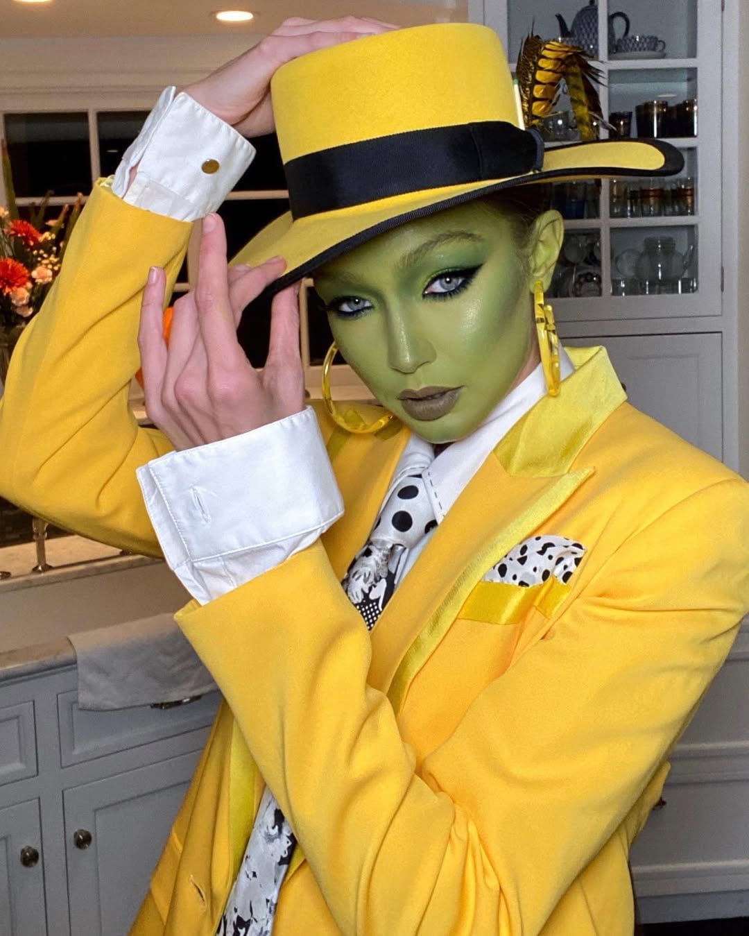 Gigi Haid encarnó el personaje de Jim Carrey en La Máscara