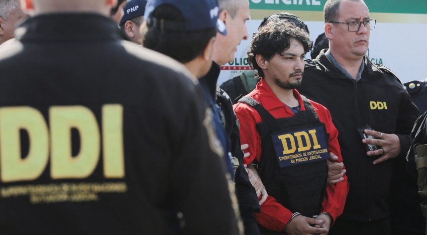 Con un chaleco antibalas y custodiado por Interpol: la primera foto de Matías Ozorio en la Argentina