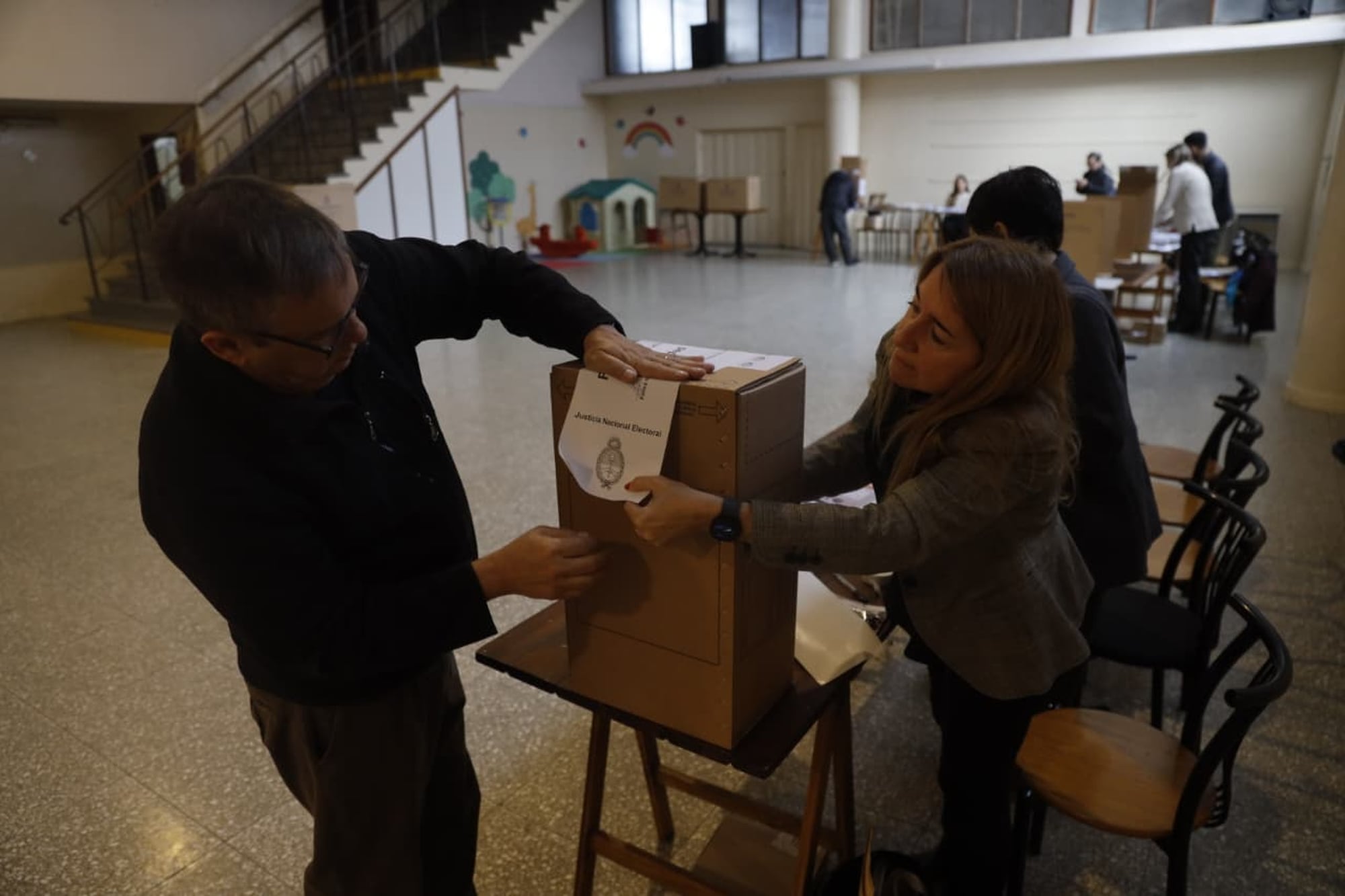 Elecciones legislativas 2025. escuela Nuestra Señora del Carmen de Mar del Plata