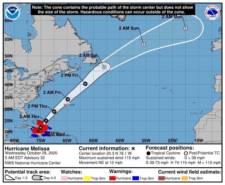 El huracán Melissa tocó tierra en Cuba después de su paso devastador por Jamaica.