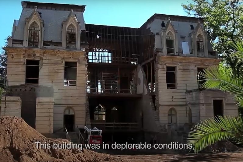 Imágenes del castillo abandonado