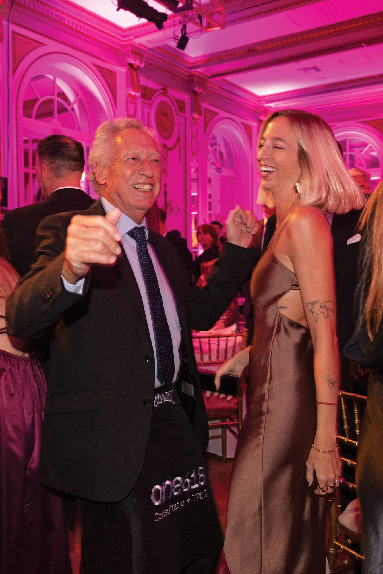 El periodista deportivo Enrique “Quique” Wolff y su hija, Wendy