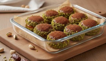 Sin harina ni manteca: cómo hacer alfajorcitos de pistacho con 5 ingredientes