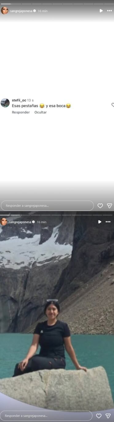Una de las fotos que subió la China Suárez para exponer a sus haters. (Foto: Instagram /sangrejaponesa)