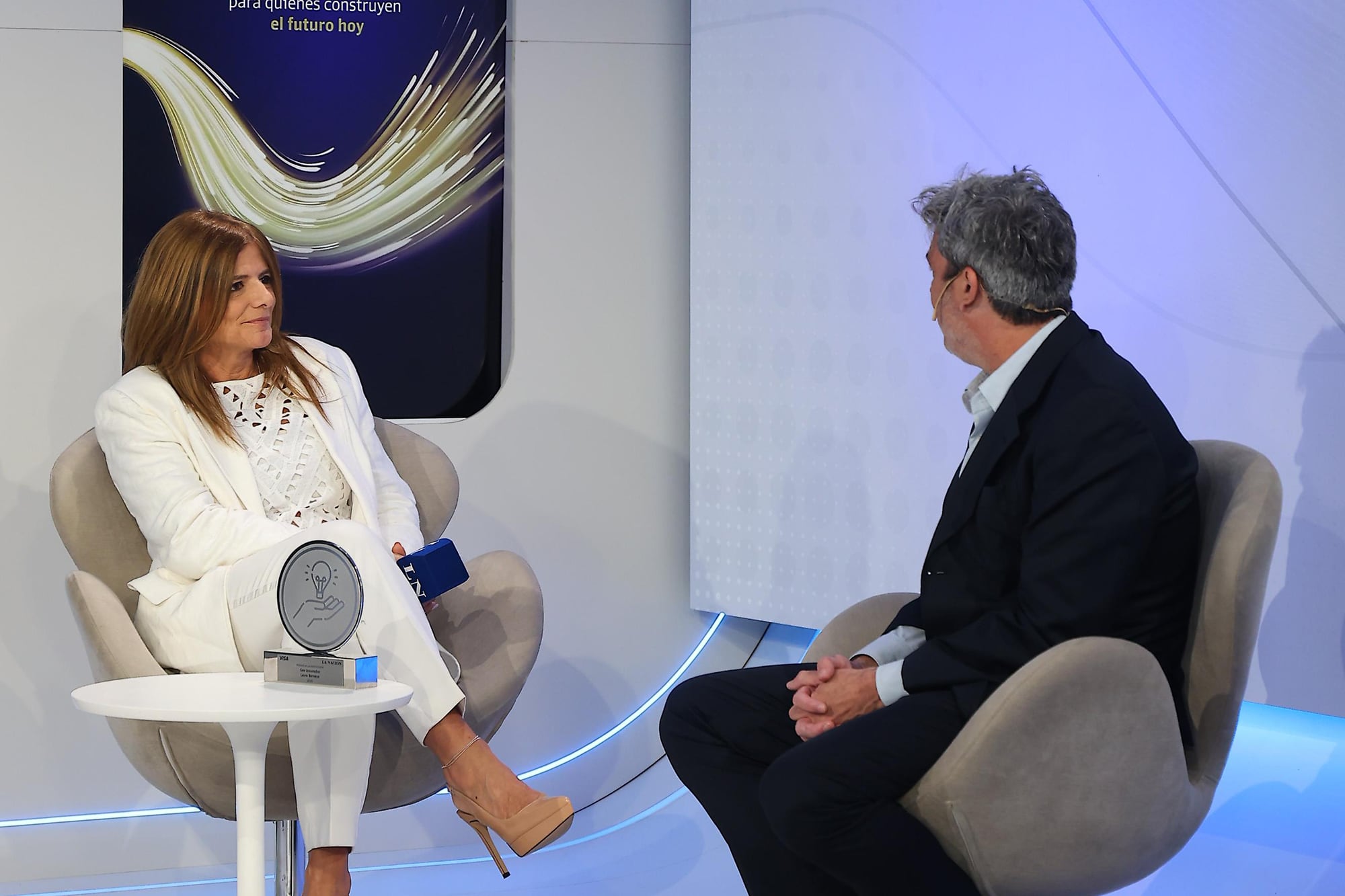 Laura Barnator fue entrevistada por Alfredo Sainz