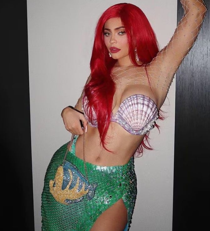 Kylie Jenner y su disfraz de La Sirenita