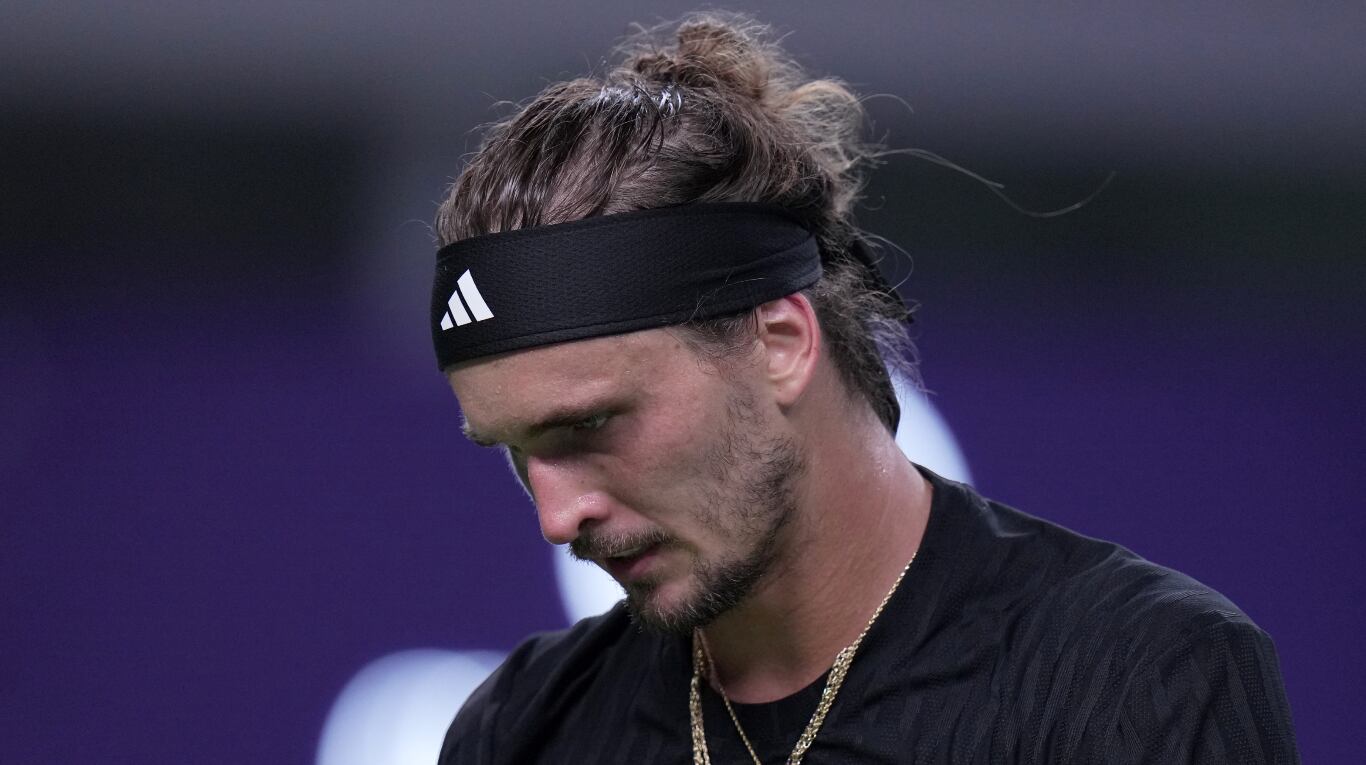 Alexander Zverev quedó eliminado ante Arthur Rinderknech del Masters 1000 de Shanghai (foto: AP),
