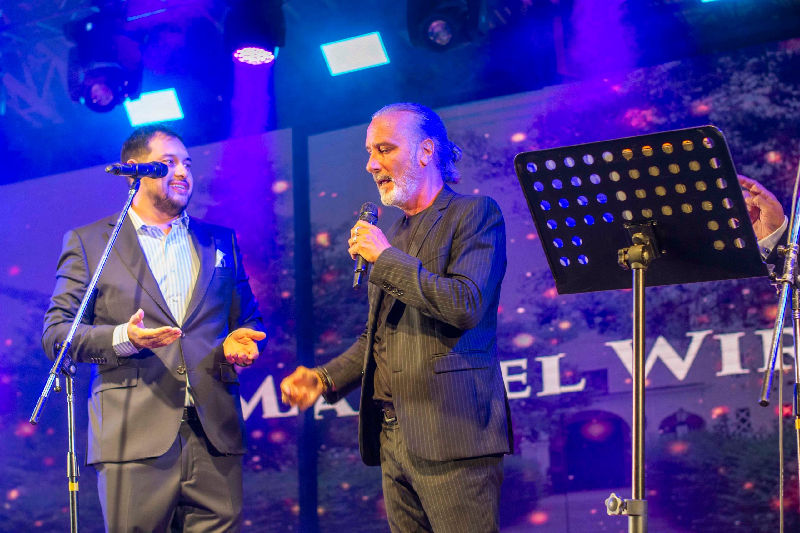 Nicolás Romero compartió escenario con muchas voces, incluido Manuel Wirtz