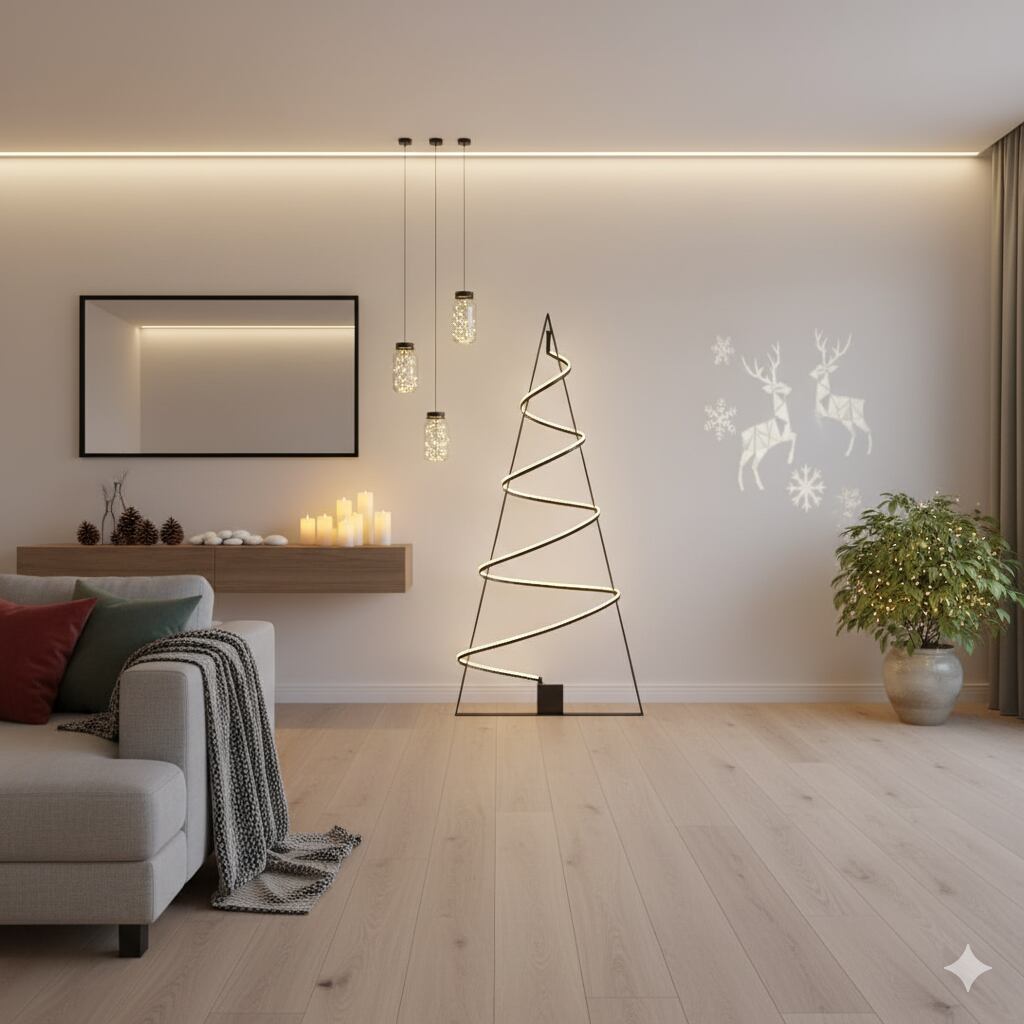 Así son los árboles que se vienen para esta Navidad (Foto: Gemini).