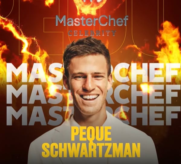 Peque Schwartzman (Foto: @masterchefargentina)