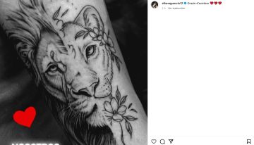 Eliana Guercio mostró el tatuaje que se hizo en honor a Chiquito Romero y explicó su significado