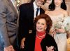 El hijo de Sophia Loren. Carlo Ponti jr se casó con una instructora de Zumba y la diva italiana lució espléndida a sus 91