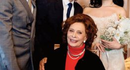 El hijo de Sophia Loren. Carlo Ponti jr se casó con una instructora de Zumba y la diva italiana lució espléndida a sus 91