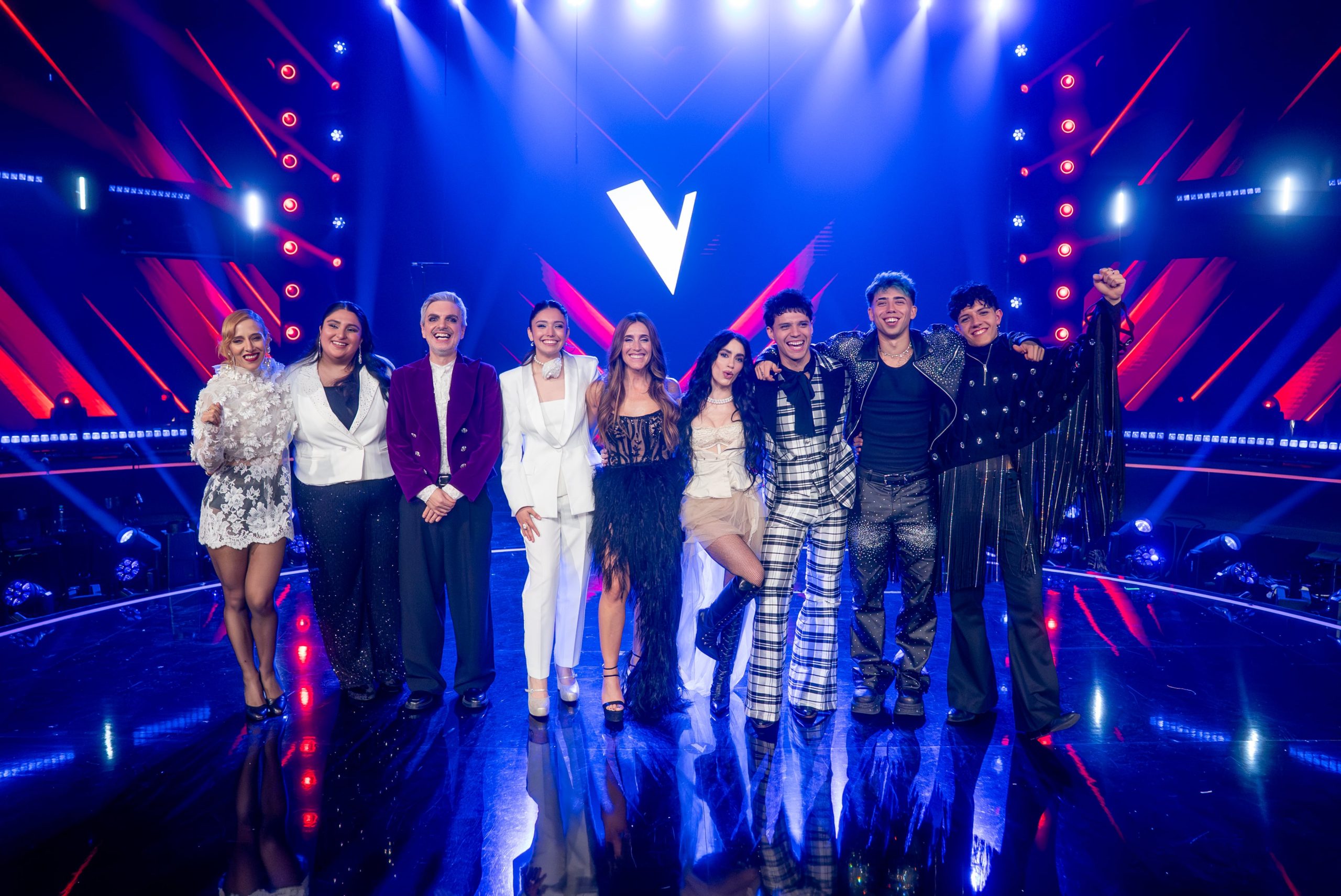 Los finalistas: por el Team Miranda!, Eugenia Rodríguez; por el Team Soledad, Milagros Amud; por el Team Lali, Alan Lez y por el Team Luck Ra, Nicolás Behringer