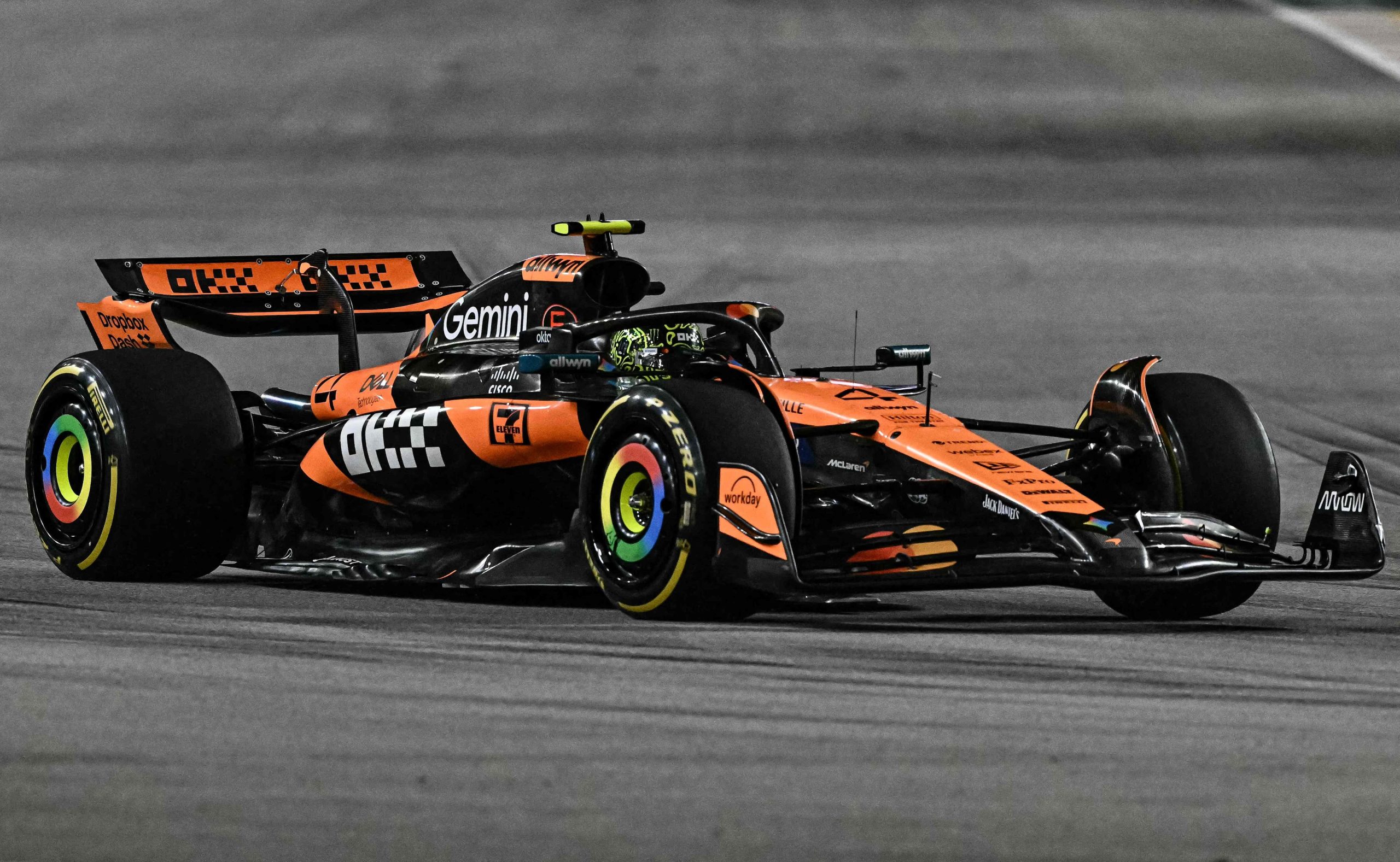 Lando Norris, en la punta