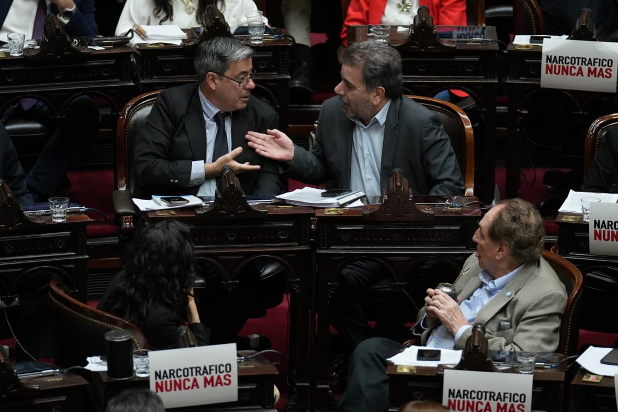 Sesión en Diputados por el recortarle a Javier Milei una herramienta clave de gobierno: los decretos de necesidad y urgencia (DNU). Germán Martínez y Ritondo