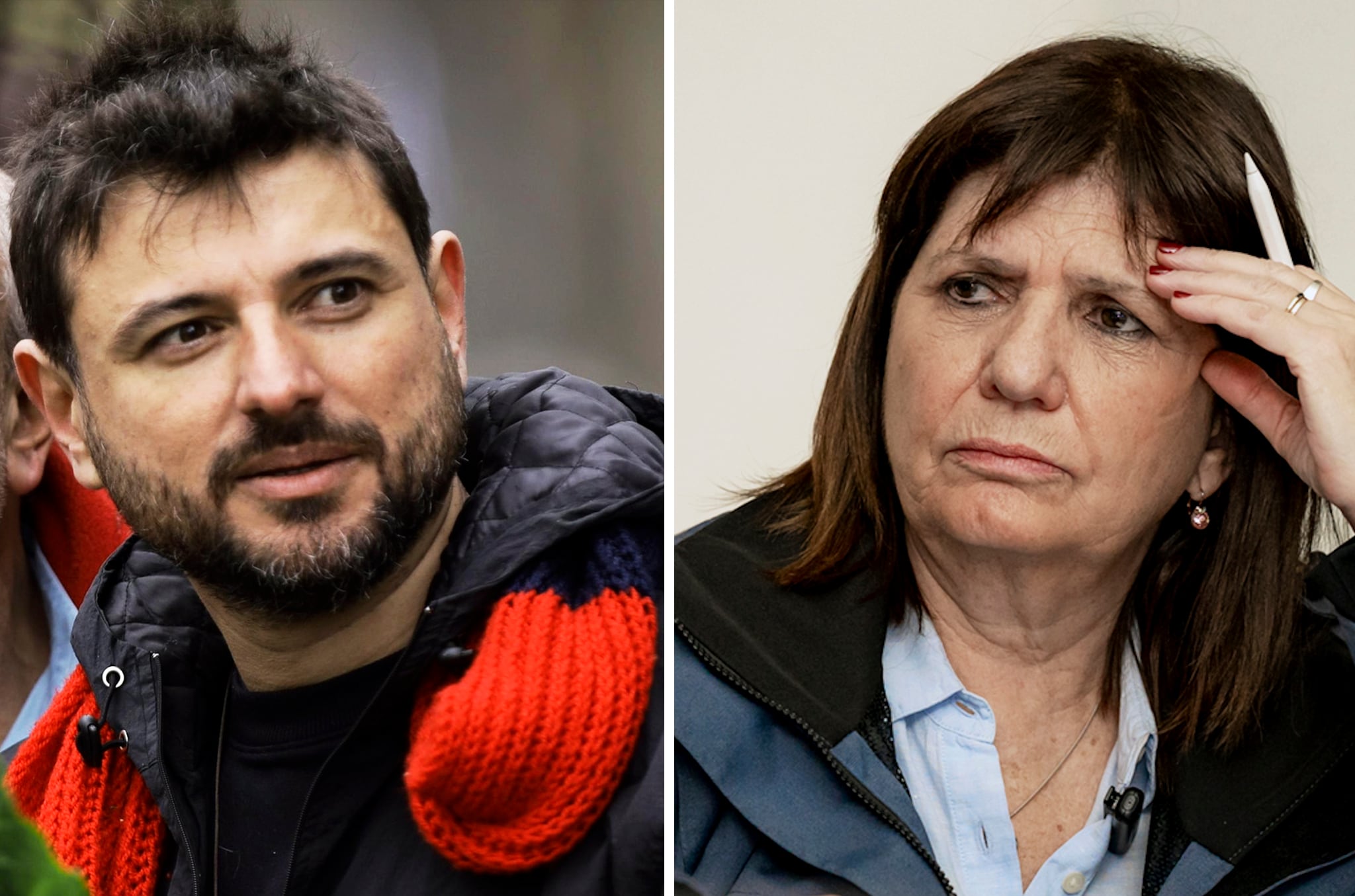 Juan Grabois y Patricia Bullrich