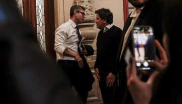 Facundo Manes denunció a Martín Menem por amenazas en los pasillos del Congreso y el libertario lo desmintió