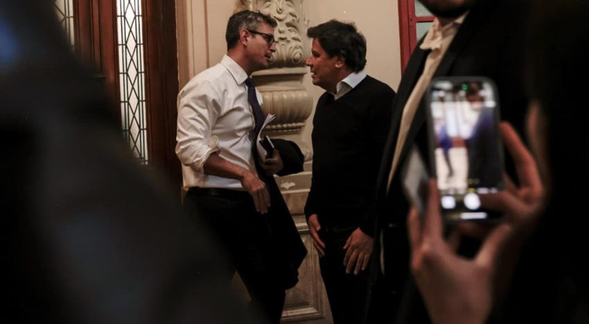 Facundo Manes denunció a Martín Menem por amenazas en los pasillos del Congreso y el libertario lo desmintió