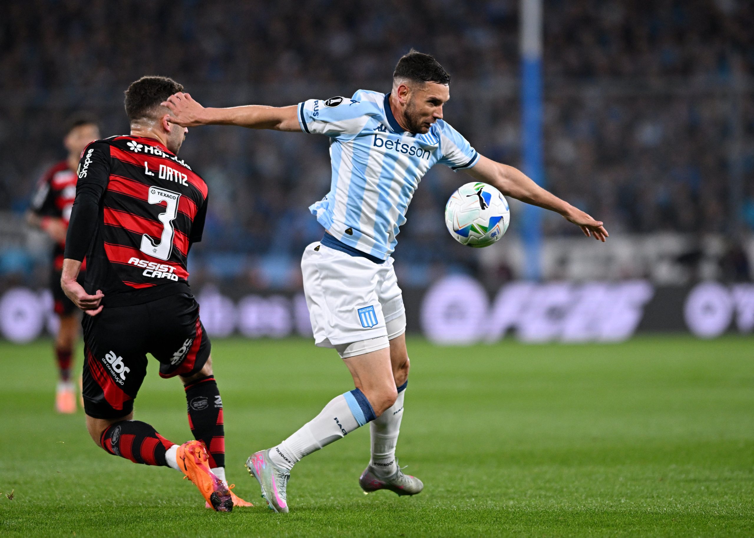 Racing vs Flamengo por las semifinales de la Copa Libertadores del 2025.