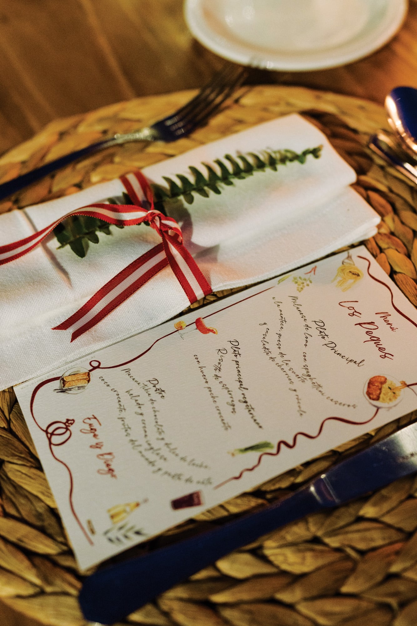 El menú “Los Peques” tuvo milanesas de lomo con spaghettini caseros como plato principal