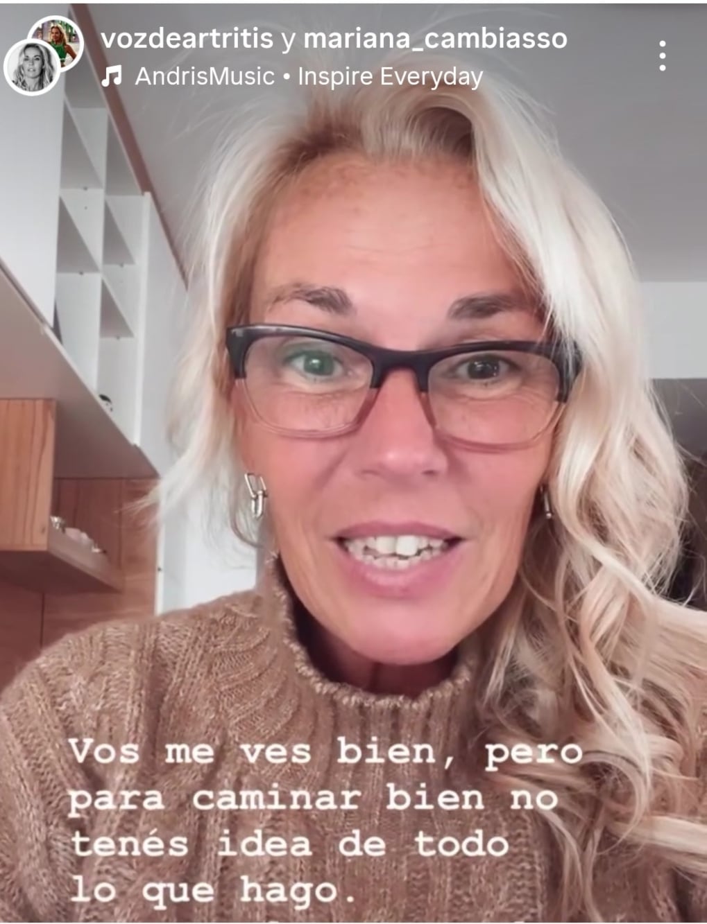 En uno de los vivos en Instagram.