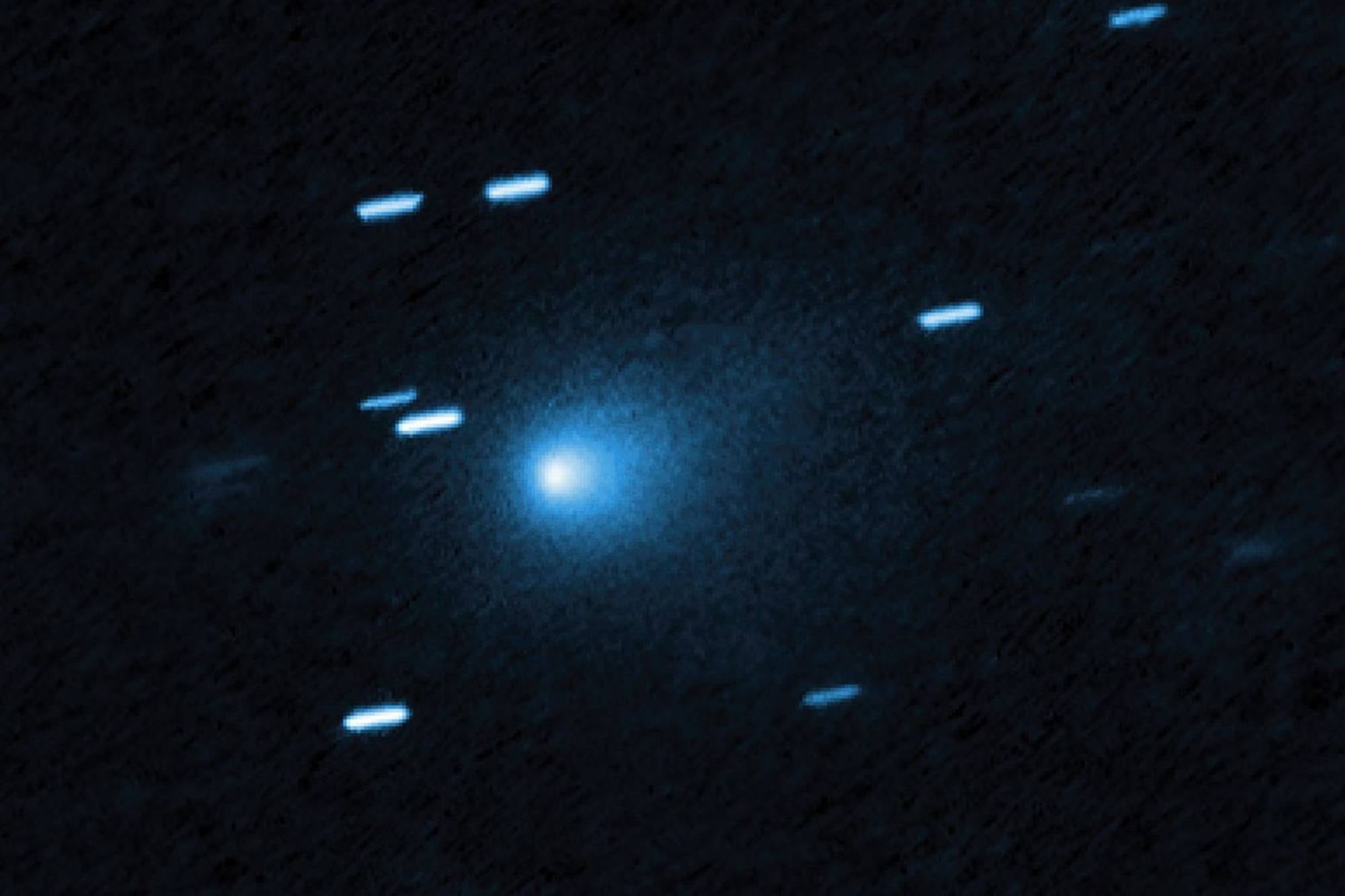 Primera imagen del cometa interestelar 3I/ATLAS tomada por el Telescopio Espacial Hubble de la NASA el 21 de julio